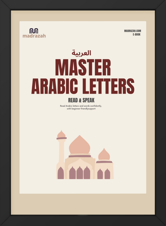 Master Arabic Letters: Learn to Read Arabic Step by Step E-BOOK with AUDIO support